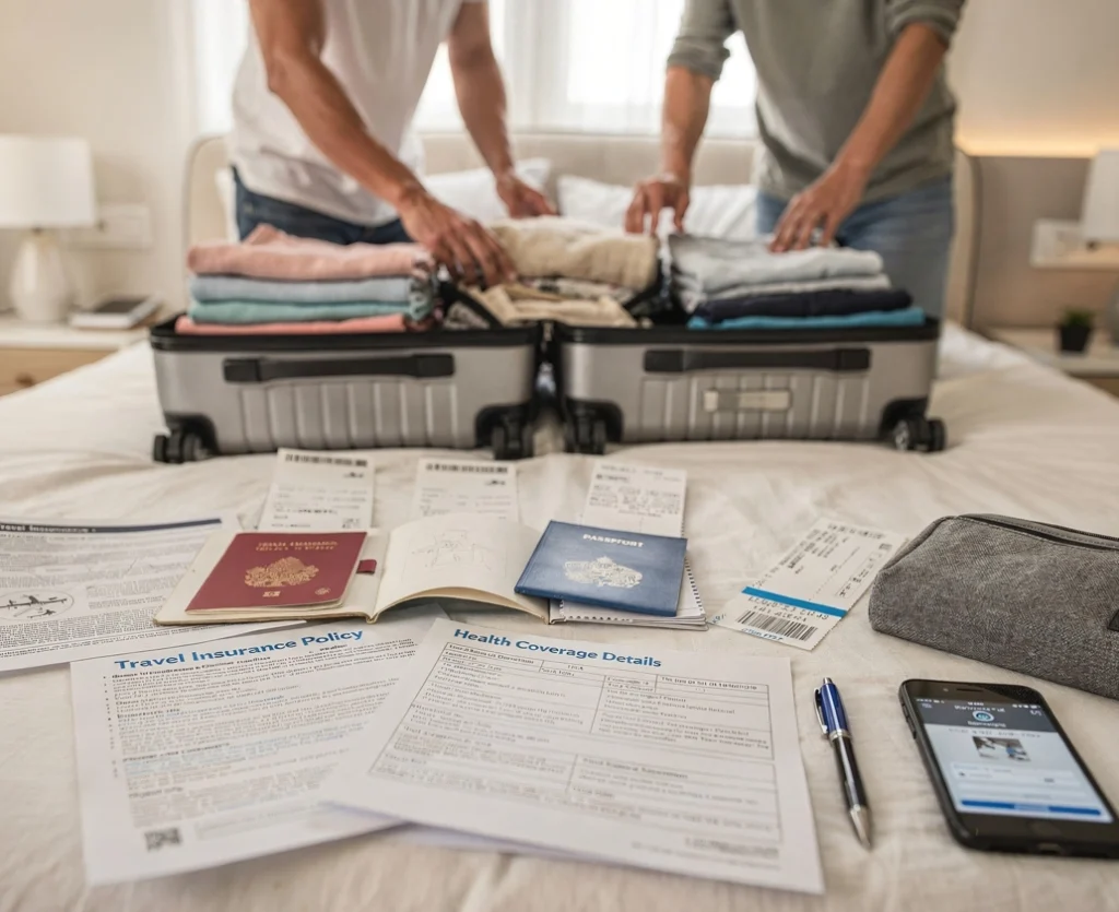 Preparazione dei documenti di viaggio